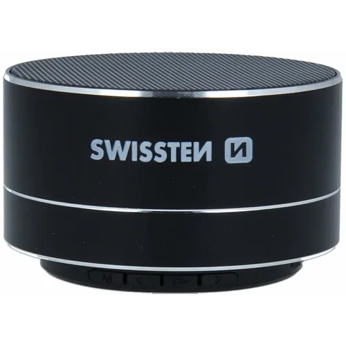 Swissten Bluetooth zvučnik 3W i-metal crna slika 1