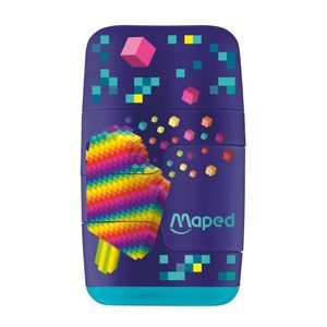 Maped Gumica + šiljalo Connect Pixel Party