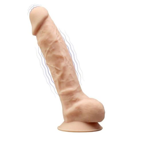 Silexd model 1 vibrirajući dildo 8,5" 21,5cm natural slika 4