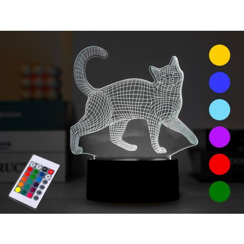 Lampa 3D na dodir iTotal promjena boja Cat XL2330 slika 1