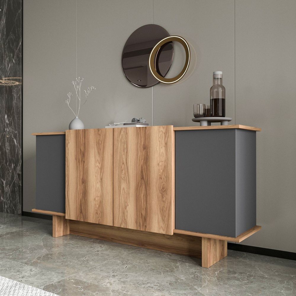 Diana - Anthracite, Walnut Anthracite Konsola slika 4