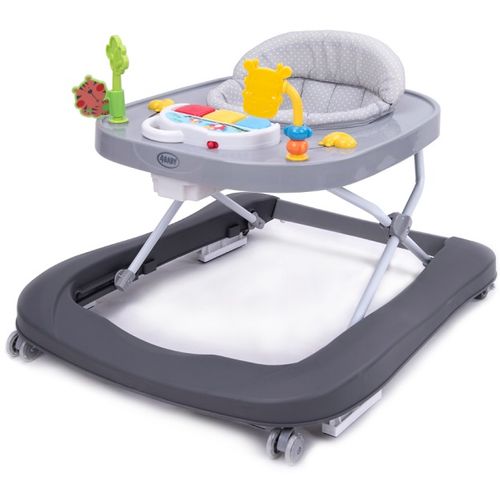 4BABY hodalica Walk’n Push Dark Grey slika 3