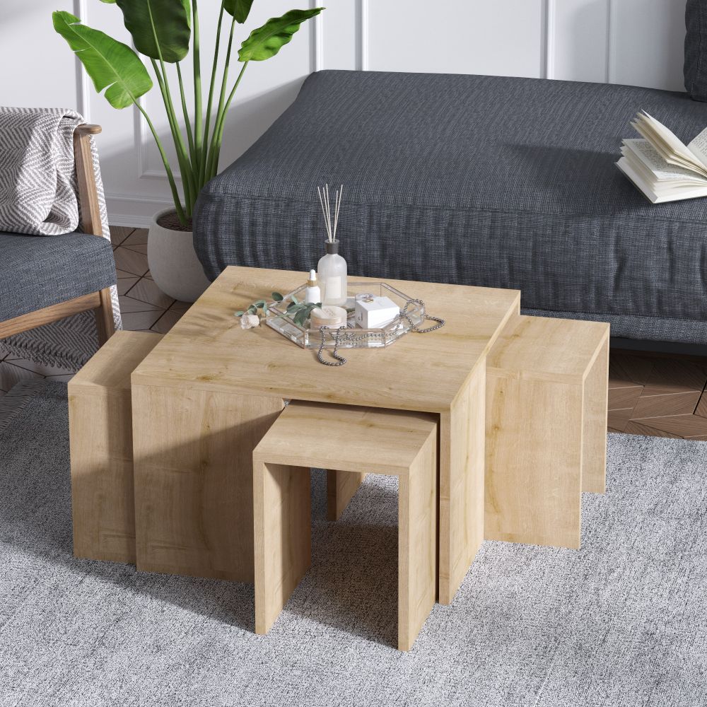 Set Klub Stolova Ortanca - Sapphire Oak slika 1
