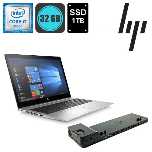 HP EliteBook 850 G5 i7-8650U, 32GB, 1TB SSD + Docking station - rabljeni uređaj slika 1