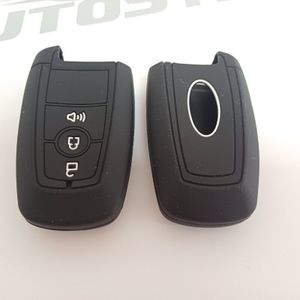 Silikonska Navlaka za Ključ Ford Tip 8 - Crna (Tri Tipke)