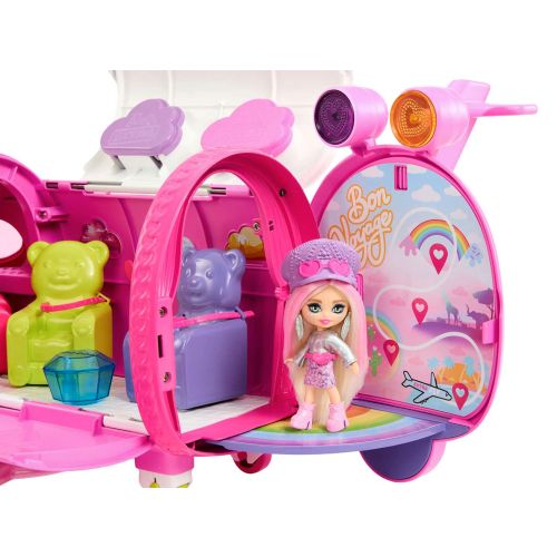 Barbie Extra Fly Minis ružičasti avion s dodacima slika 6