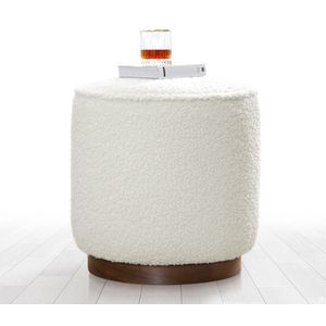 Pouffe Hellin - Bijela boja