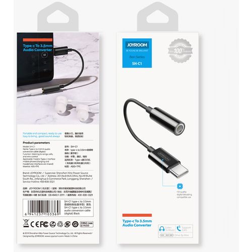 Joyroom USB Type-C na 3,5 mm mini jack adapter za slušalice slika 4