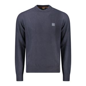 HUGO BOSS MEN'S SWEATER BLUE