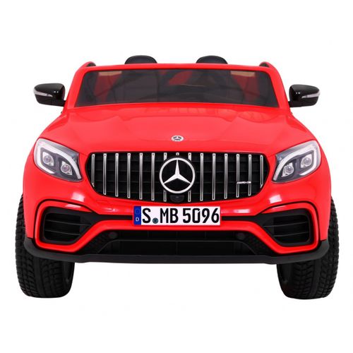 Licencirani auto na akumulator Mercedes GLC 63S - dvosjed - crveni slika 3