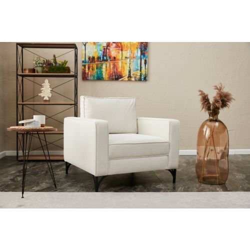 Atelier Del Sofa Sofa, Krem Crno, Berlin - Cream, Black slika 1