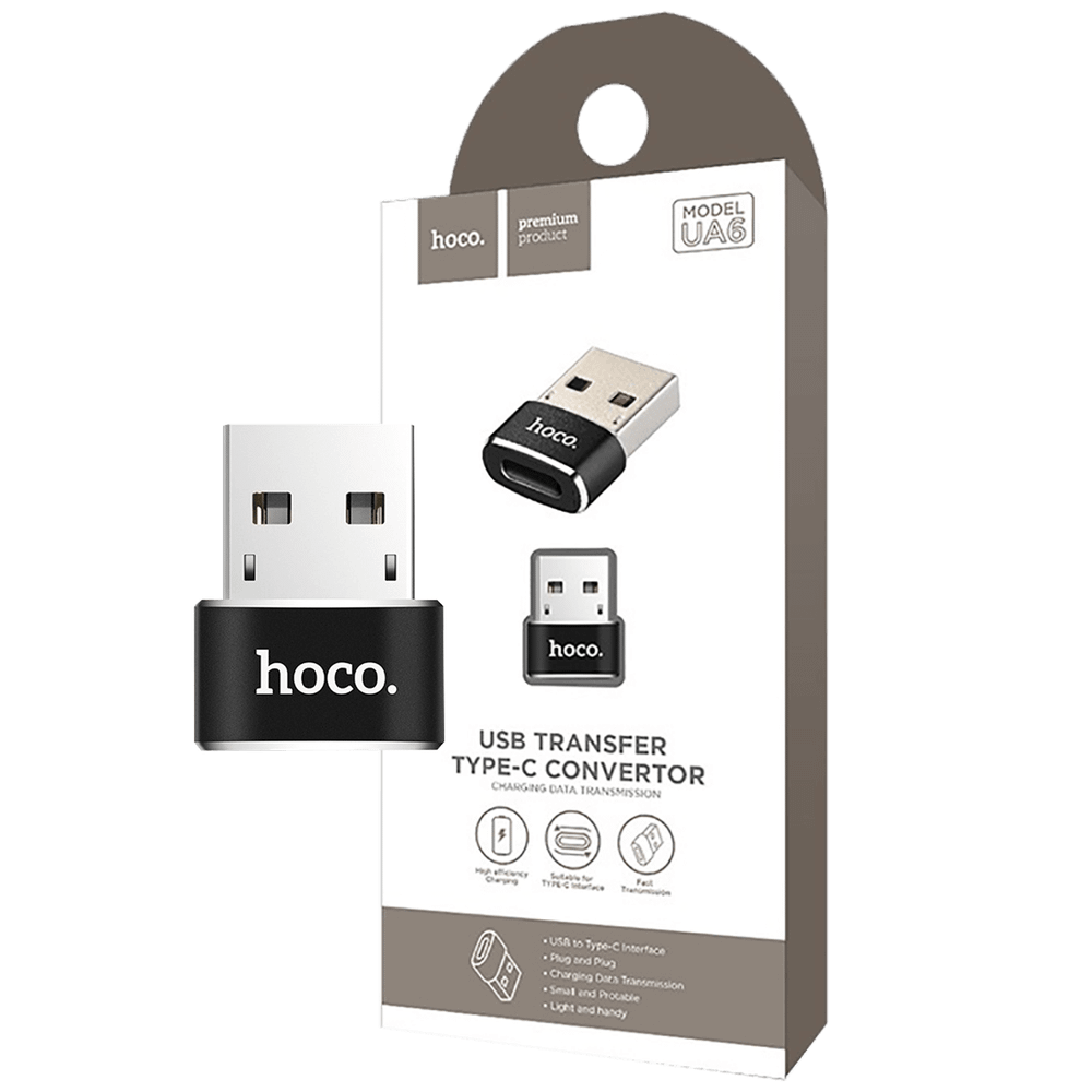 hoco. Adapter USB-A to type C - UA6 slika 1