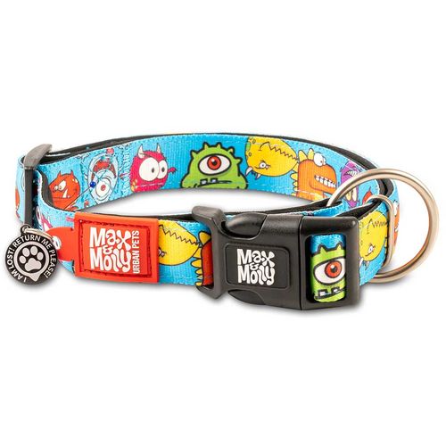 Max&Molly Ogrlica Smart ID Little Monsters, M – 2 cm x 34-55 cm slika 1