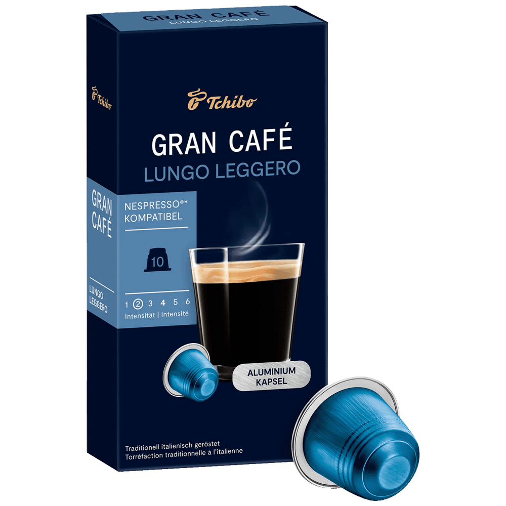 Tchibo Kapsule Gran Café Lungo Leggero za Nespresso aparate, 10/1 - Gran Café Lungo Leggero 10/1 slika 1