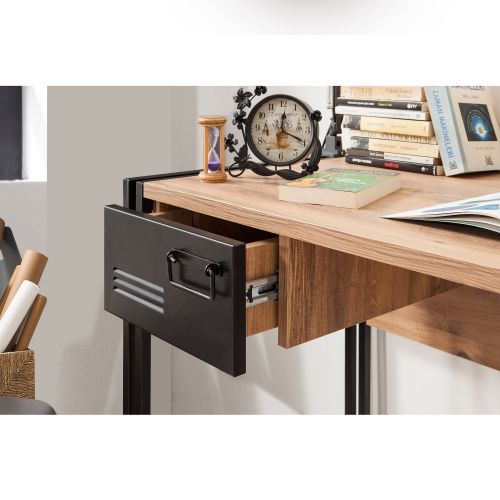 Cosmo Siesta Atlantic PineBlack Study Desk slika 2