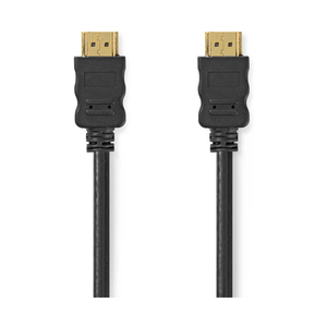 Kabel NEDIS CVGL34060BK50, HDMI (M) na HDMI (M), 4K@60Hz, crni, 5m, label