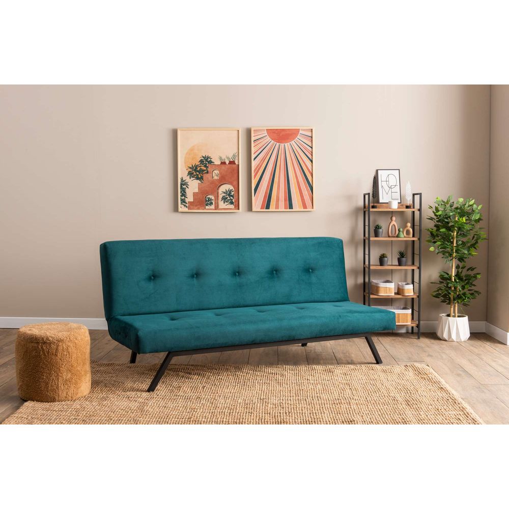 Sofa na razvlačenje Zola - Petrol Zelena slika 1