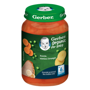 Gerber Organic for Baby Kašica povrće, teletina i krumpir 190g