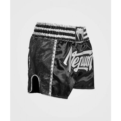 Venum Abolute 2.0 Muay Thai Šorc Crno/Srebrni M slika 4