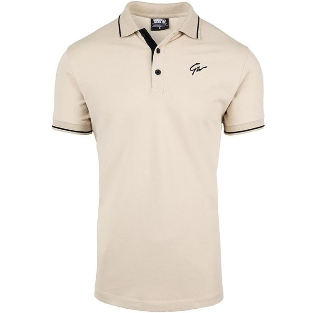 Gorilla Wear DELANO Polo majica, Bež slika 4
