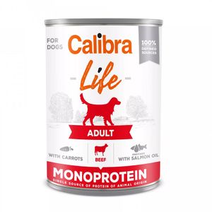 Calibra Dog Life Adult Govedina sa Šargarepom Konzerva, hrana za pse 400g