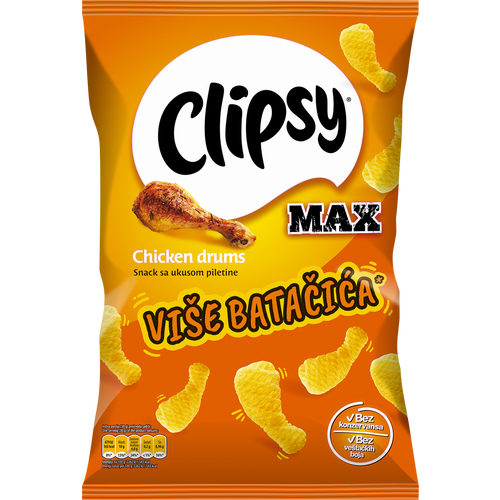 Clipsy max piletina 80g slika 1