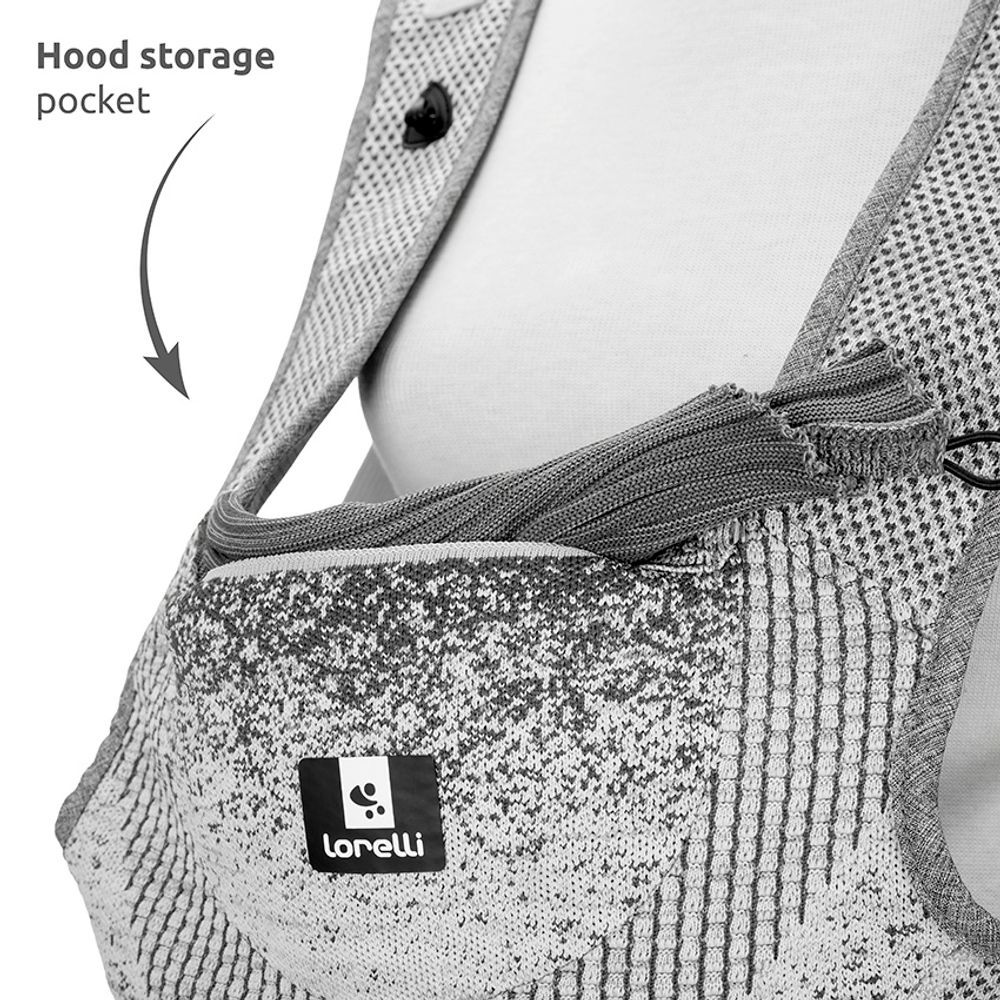 Lorelli Ergonomska nosiljka za bebe Mia, Grey slika 8
