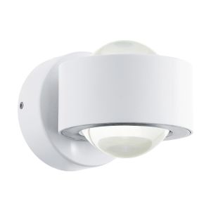 Eglo Treviolo vanjska zidna/2, led, 3w, 900lm, ip44, lijevani aluminij/bijelo/ staklo 