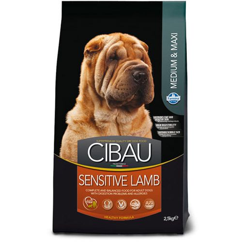 CIBAU Sensitive Medium i Maxi Jagnjetina 12kg slika 1