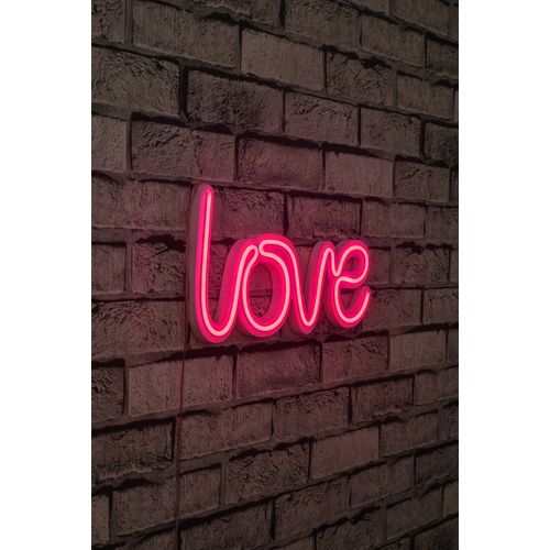 Love - Pink Pink Decorative Plastic Led Lighting slika 2