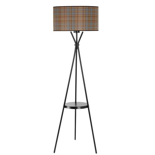 Multicolor Floor Lamp sa crnim postoljem i cilindričnim abažurom slika 2