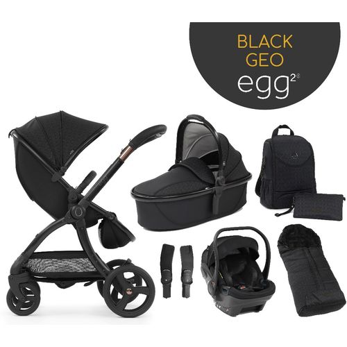 egg2® dječja kolica 6u1 - Special Edition Black Geo slika 1