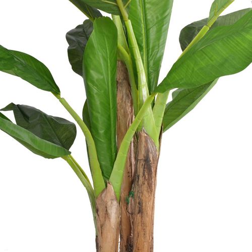 Umjetno Drvo Banane s Lončanicom 175 cm Zeleno slika 4