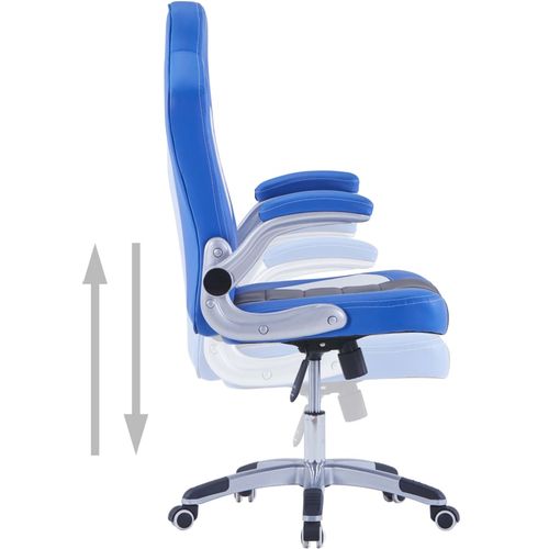 Igraća stolica od umjetne kože plava slika 24