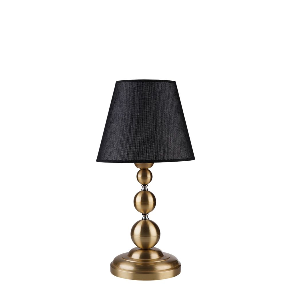 Opviq Stolna Lampa 496, Crna, Zlatna slika 3