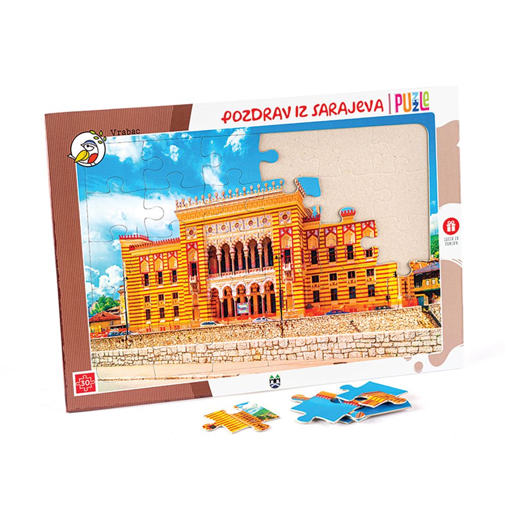 Vrabac Puzzle gradovi 30, Pozdrav iz Sarajeva slika 2
