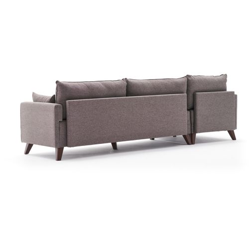 Atelier Del Sofa Kutna garnitura, Smeđa, Bella Corner Sofa Left - Brown slika 7