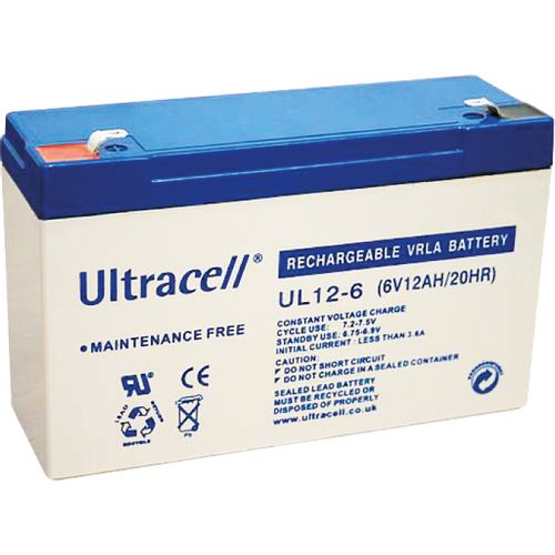 6V/12-Ultracell Žele akumulator Ultracell 12 Ah slika 1
