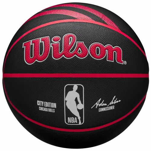 Wilson NBA Team City Collector Chicago Bulls Košarkaška Lopta slika 1