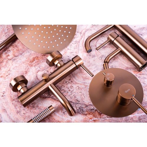 PODŽBUKNI TUŠ SET LUNGO COPPER BRUSH  BOX slika 5