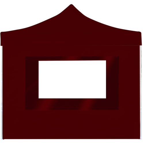 Profesionalni sklopivi šator za zabave 3 x 3 m crvena boja vina slika 7