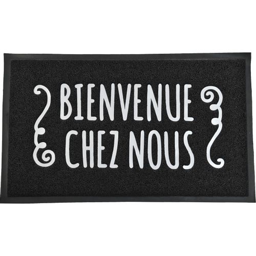 Luance otirač Bienvenue  45x75cm pvc crna 14408169 slika 1