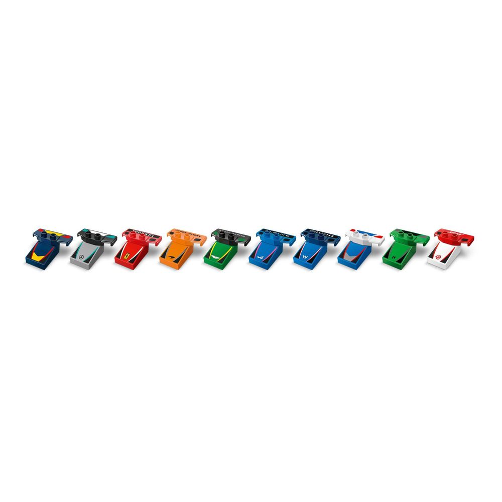 LEGO 10445 Trkaći automobili i vozači timova za F1® slika 4