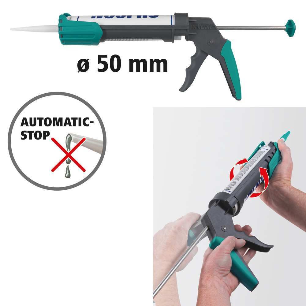 Wolfcraft Pištolj Za Silikon MG 200 / 310 ml - 4352000 slika 4