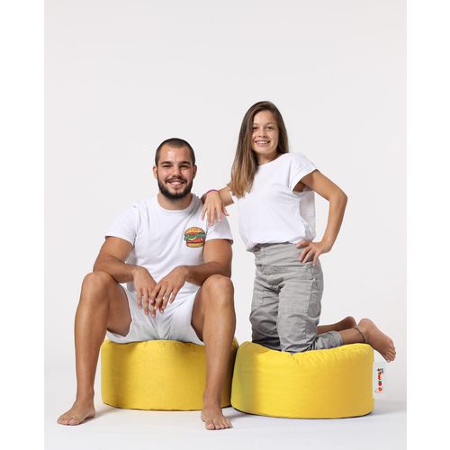 Atelier Del Sofa Vrtni tabure, Round Pouf - Yellow slika 8