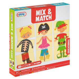 Grafix Mix & Match - Igra za decu - 3 x12 delova