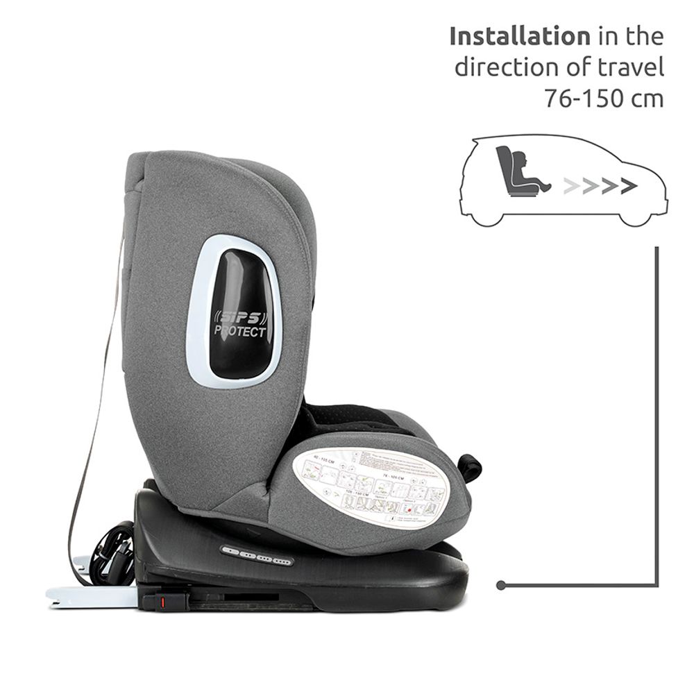 Lorelli Rotirajuća autosjedalica Phoenix 40-150cm Isofix, Lemon Curry slika 5