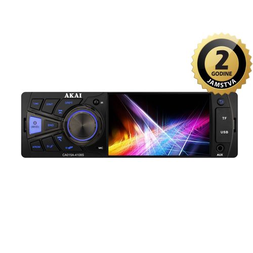 AKAI auto radio, FM, AM, 4" TFT, BT, HandsFree, SD, USB, 4x25W, ISO CA015A-4108S slika 1