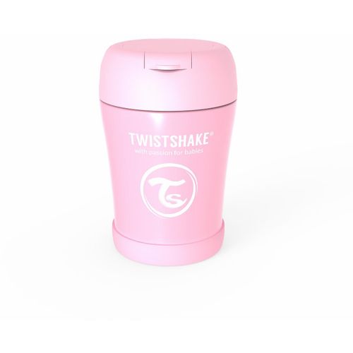 Twistshake termo posudica za hranu 350ml Pastel Pink slika 1