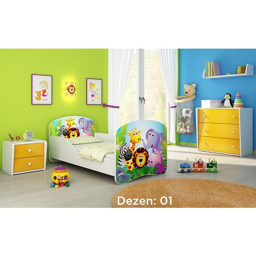 Deciji krevet ACMA I 140x70 + dusek 6 cm1 slika 1